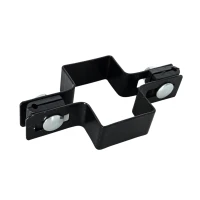 Střední objímka pro plotové panely 40x60 mm černá