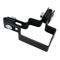 Rohová objímka pro plotové panely 40x60 mm černá