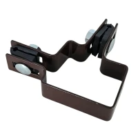 Rohová objímka pro plotové panely 40x60 mm hnědá