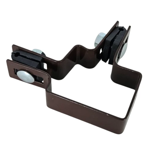 Rohová objímka pro plotové panely 40x60 hnědá GPV-700-10