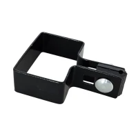 Koncová objímka pro plotové panely 40x60 mm černá