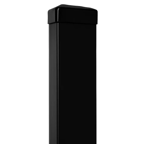 Plotový sloupek 60x40x1,2 mm, délka 2,4 m, RAL 9005 GPV-700-72 (1)