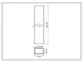 Słupek ogrodzeniowy 60x40x1,2 mm, długość 2,4 mb, ocynk GPV-700-70 (3)