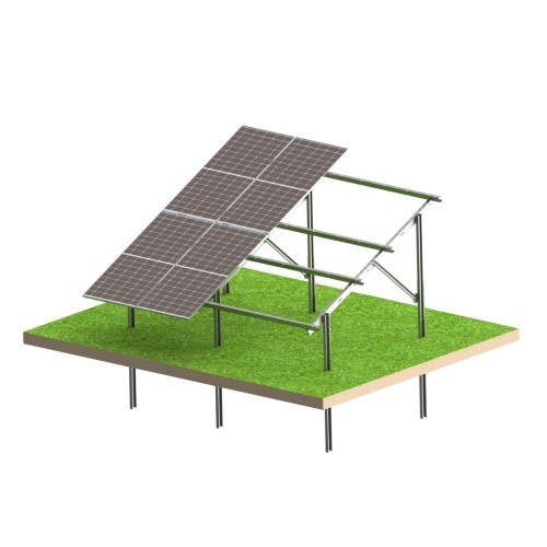 Pozemní fotovoltaická konstrukce Ultra Strong 8 panelů - Systém montáže N2V GPV-N2V-US8 (1)