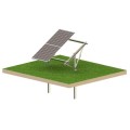 Pozemní fotovoltaická konstrukce Ultra Strong 2 panely - Systém montáže T1V GPV-T1V-US2 (1)