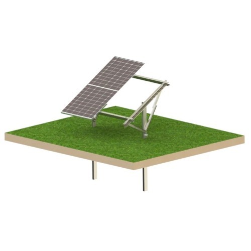 Pozemní fotovoltaická konstrukce Ultra Strong 2 panely - Systém montáže T1V GPV-T1V-US2 (1)