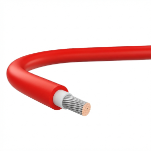 Kabel pro fotovoltaické instalace H1Z2Z2-K třída B2 (CPR) Červený 4mm NEHOŘLAVÝ