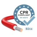 Kabel pro fotovoltaické instalace H1Z2Z2-K třída B2 (CPR) Červený 10mm NEHOŘLAVÝ 000-115 (2)