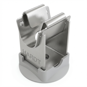 Nízký sloupek na drát s plastovou patkou h=20mm nerezová ocel kyselinovzdorná