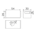 Držák pro pásovou ocel B do 50x4mm ocel pozinkovaná galvanicky 000-172 (2)