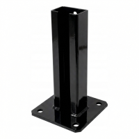 Patka sloupku plotu 60x40 černá RAL 9005 pozinkovaná