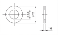 Podložka M6 DIN 125 A2 140 HV 6.4 - 1000 kusů 000-078 (2)