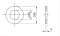 Podložka M27 DIN 125 A2 140 HV 28 - 50 kusů 000-167 (2)