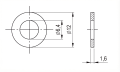Podložka M6 DIN 125 A4 140 HV 6,4 - 1000 kusů 000-174 (2)