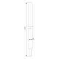 Skládací uzemňovací tyč Morseův kužel fi 16x1500 mm /OG/ PV-23-01 (3)