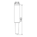 Ruční beranidlo pro uzemnění (žárově zinkované) 18x140mm PV-24-02 (2)