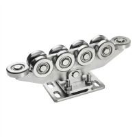 Pojízdný vozík 80/10 ocelové kladky