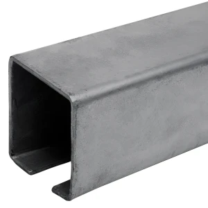 Profil C lišta pro samonosné posuvné brány 80x80x27,5x5 mm 6000 mm