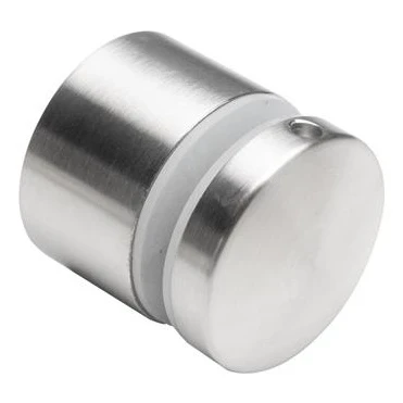 Bodový držák skla fi 50/30/M10x45, sklo 8-21,52 mm, AISI 304, plochý systém, satén 000-262 (1)