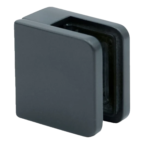 Držák skla 45x45x26 mm antracit sklo 6-10,76 mm zamak systém plochý lakovaný 000-269 (1)