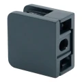 Držák skla 45x45x26 mm antracit sklo 6-10,76 mm zamak systém plochý lakovaný 000-269 (2)