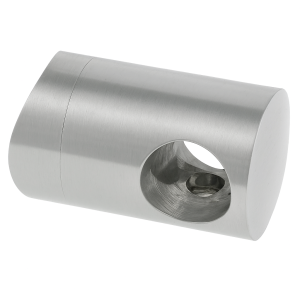 Průchozí držák pro tyč/trubku fi 12 mm. systém pro trubku 42,4 mm, AISI 304 satén