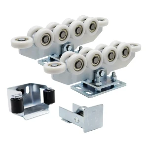 Sada vozíků 80 (10-kladkové, nylonové kladky) KIT pro posuvnou bránu s příslušenstvím