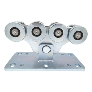 Pojezdný vozík 89x100 mm pro kolejnici 6V.089 posuvné brány 8 ocelových koleček