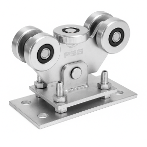 Pojezdný vozík 60 5-kladkový ocelový pro samonosné posuvné brány