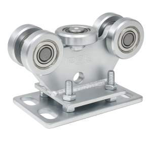 Pojezdný vozík 80 ocelové kladky pro posuvnou bránu s nastavením 5-kladkový