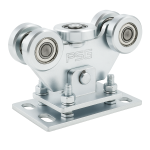 Pojezdný vozík 70 5-kladkový pro posuvnou bránu kyvný ocelové kladky