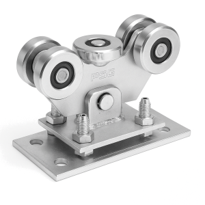 Pojezdný vozík 70 pro posuvnou bránu 5-kladkový ocelové kladky