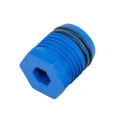 Zátka pro zkoušky těsnosti potrubí 32 mm modrá 000-102 (2)