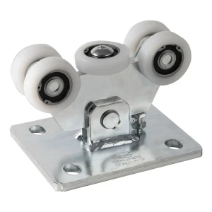 Pojezdný vozík pro hliníkový profil 5-kladkový s plastovými kladkami