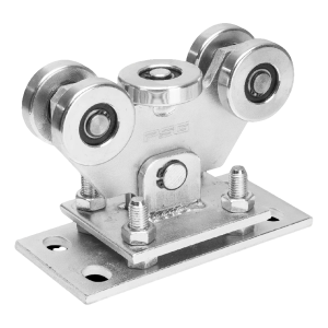 Pojezdný bránový vozík 80 pro posuvnou bránu s 5 ocelovými kolečky nastavitelný