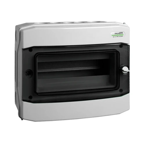 Plastové Instalační Pouzdro, Povrchová Montáž, IP65, 1 Řada, 12 Moduly PV-200-101494
