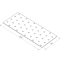 Perforovaná destička tesařský spojovací prvek PP 9 80x200x2,0 000-366 (4)