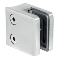 Držák skla 6-10,76 mm 45x45x26 mm AISI 316, systém 42,4 mm satén