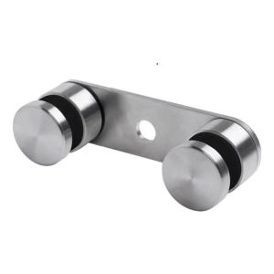 Držák skla 8-21,52mm dvojitý fi 50/M10 L=170mm AISI 304 satén