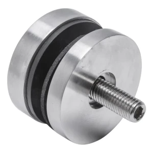 Bodový držák skla 8-17,52 mm fi 50/8/M8x45 AISI 304 plochý systém satén