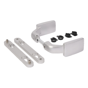 Locinox – hliníková anodizovaná klika se zámkem pro brány a branky