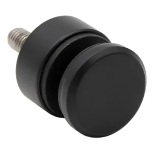 Bodový držák pro sklo 6-12 mm fi 30/13/M8x40 AISI 304 plochý systém černý