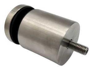 Bodový držák pro sklo 8-17,52mm fi 50/50/M10x90 AISI304 plochý systém satén