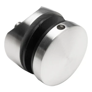 Bodový držák pro sklo 8-17,52mm ø 50/8/M10x50 AISI304 satén