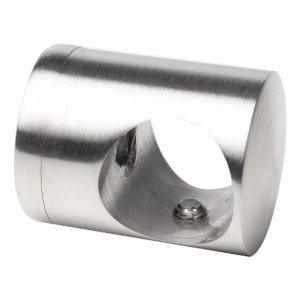 Průchodková objímka pro tyč ø19 mm na rovnou plochu AISI304 satén
