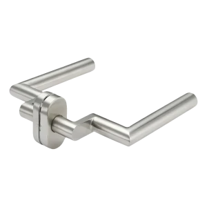 PSG Katania – nerezová dveřní klika s oválným štítkem a odstavením