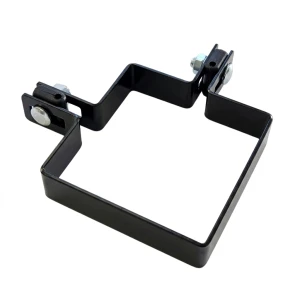 Rohová svorka pro plotové panely 100x100 mm černá