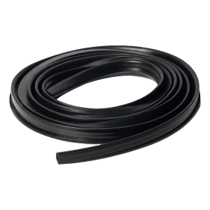 Kozza – těsnění EPDM pro hliníkový úchyt na sklo 16–17,52 mm, 5 m, černé
