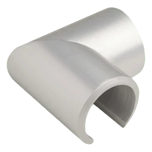 Kozza – spojka zábradlí koleno 90° pro hliníkový madlo fi 40 mm na sklo 12–21,52 mm