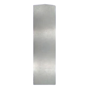 Kozza KE 100 – levá boční záslepka hliníková pro profily celoskleněných zábradlí typu U